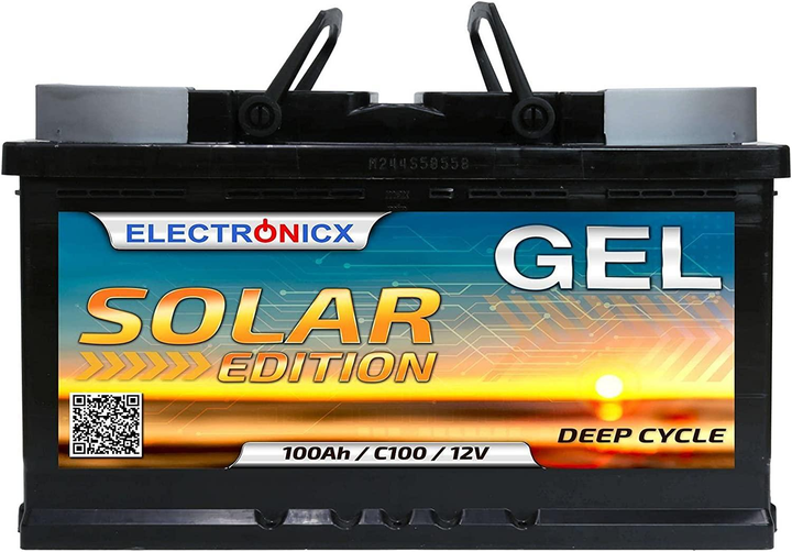 Гелевый аккумулятор 12v 100Ah GEL Electronicx Solar Edition - изображение 5