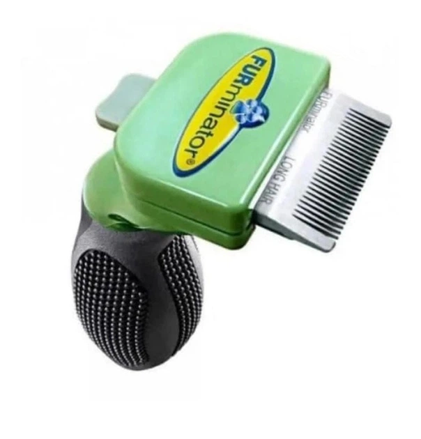 Фурминатор с кнопкой FURminator M для чистки шерсти кошек и собак 5.5 см для удаления подшерстк (FUR-M) - изображение 2