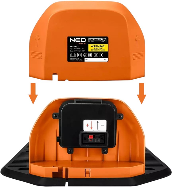 Robot koszący NEO Tools E+ bez akumulatora 04-621 (5907558430431) - obraz 6