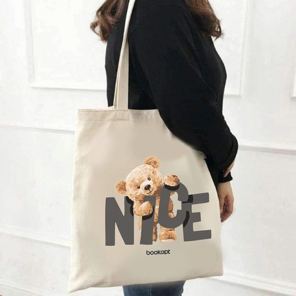 Екошопер BookOpt BK4054 Nice Teddy Bear бежевий - изображение 4