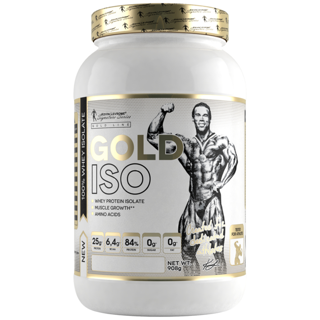 Протеин изолят Kevin Levrone Gold ISO 908 g (Vanilla) – фото, отзывы ...