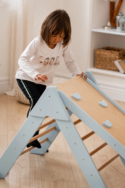 Детский комплекс Треугольник Пиклер Luna Toys ГОЛУБОЙ - изображение 6