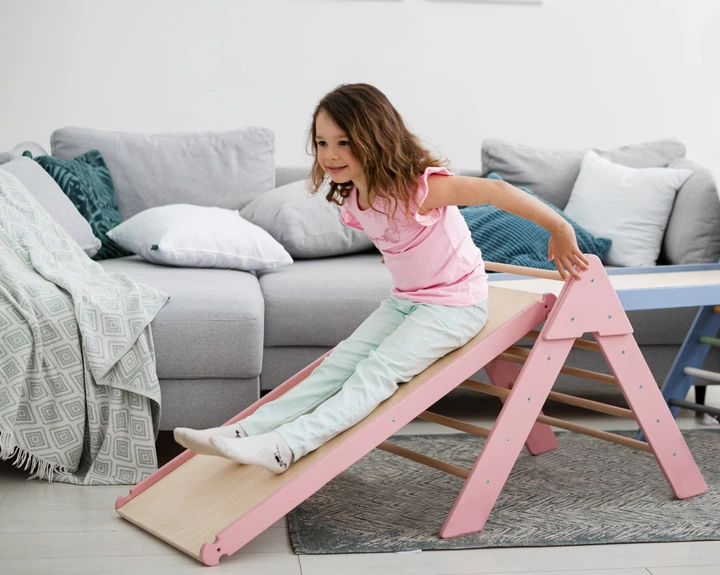 Дитячий комплекс Трикутник Піклер Luna Toys РОЖЕВИЙ - зображення 8