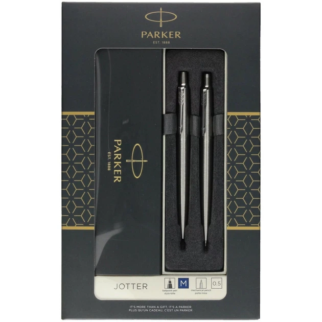 Набор ручек Parker JOTTER 17 SS CT BP+PCL в подар.уп. DUOSETS 16 172b19 - изображение 6