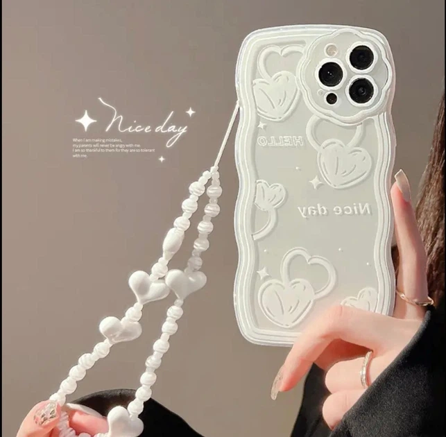 Панель NiceDay для Apple Iphone 15 Plus White з браслетом - зображення 2