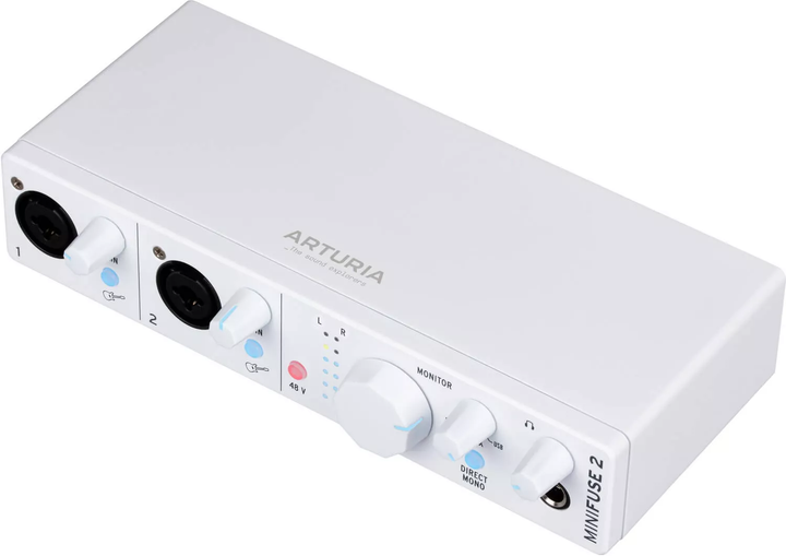 Аудиоинтерфейс Arturia MiniFuse 2 White - Фото 2 Аудиоинтерфейс Arturia MiniFuse 2 White - изображение 2