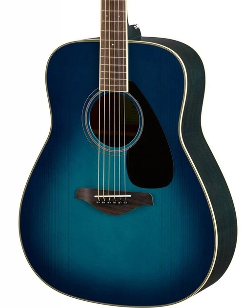 Акустическая гитара Yamaha FG820 Sunset Blue - Фото 2 Акустическая гитара Yamaha FG820 Sunset Blue - изображение 2