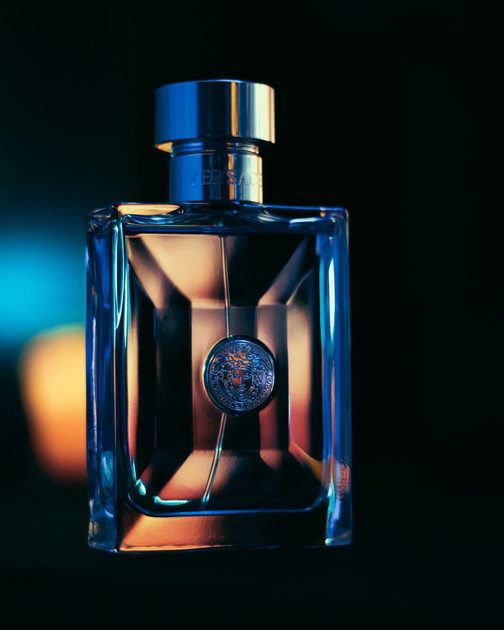 Zestaw męski Versace Pour Homme Szampon 150 ml + Woda toaletowa 100 ml + Woda toaletowa 10 ml (8011003879335) - obraz 4