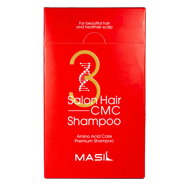 Шампунь для волос Masil 3 Salon Hair CMC Shampoo укрепляющий 8 мл - изображение 4
