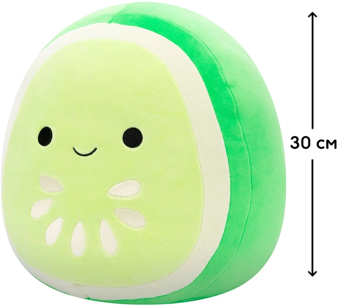Мягкая игрушка Squishmallows Огурец Кармайкл 30 см (SQCR06626) - изображение 2