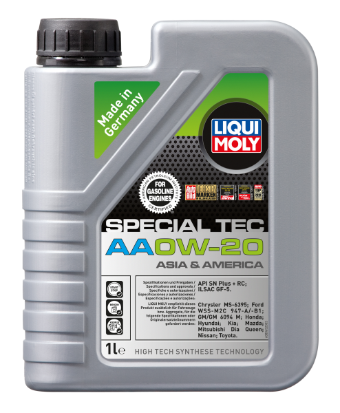 Моторна олива Liqui Moly Special Tec AA 0W-20 1л - Фото 1 Моторна олива Liqui Moly Special Tec AA 0W-20 1л - изображение 1