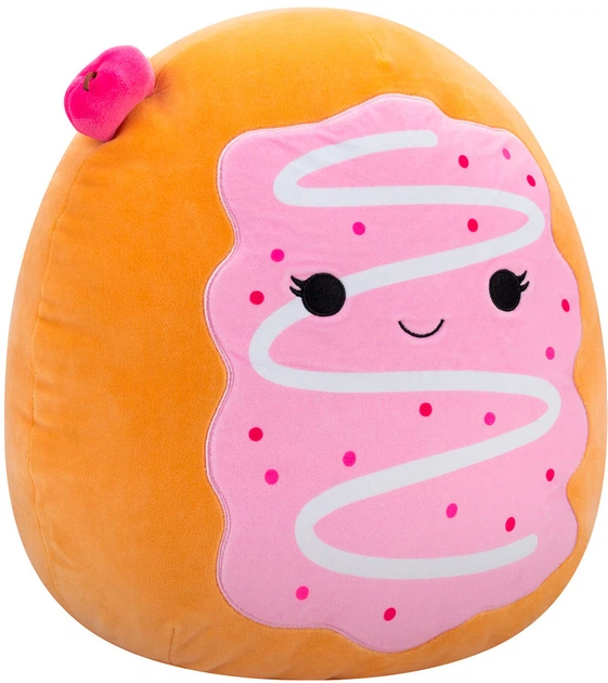 Мʼяка іграшка Squishmallows Вишневий пончик Перл 36 см (SQCR06742) - Фото 6 Мʼяка іграшка Squishmallows Вишневий пончик Перл 36 см (SQCR06742) - зображення 6