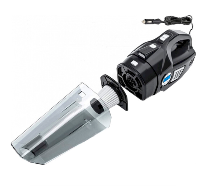 Автомобільний пилосос компресор Aspiring Windstorm 2 with inflator 2 in 1 100W 5500Pa Black (WIN3090W) - зображення 3