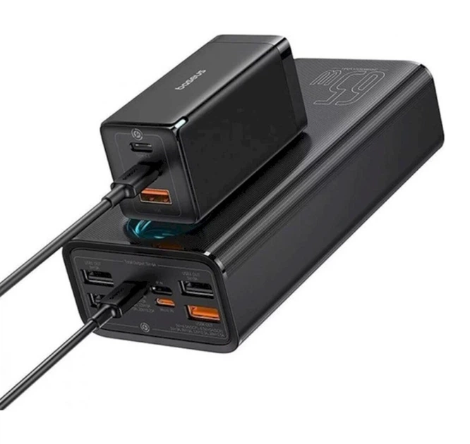Powerbank павербанк УМБ Baseus Amblight Digital Display Fast Charge 26800mAh 65W QC4.0 Cluster Black (P10022402113-00) - Фото 6 Powerbank павербанк УМБ Baseus Amblight Digital Display Fast Charge 26800mAh 65W QC4.0 Cluster Black (P10022402113-00) - зображення 6