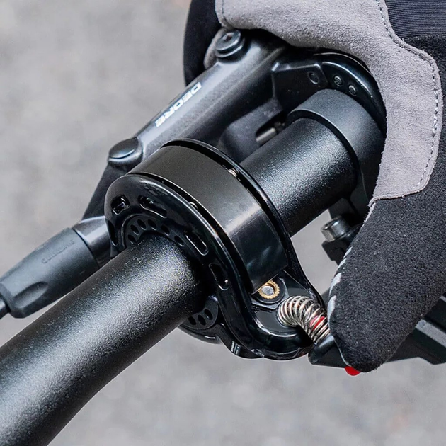 Dzwonek rowerowy Rockbros w ksztalcie litery Q 34210028005 Różowy (7381758550492) - obraz 4