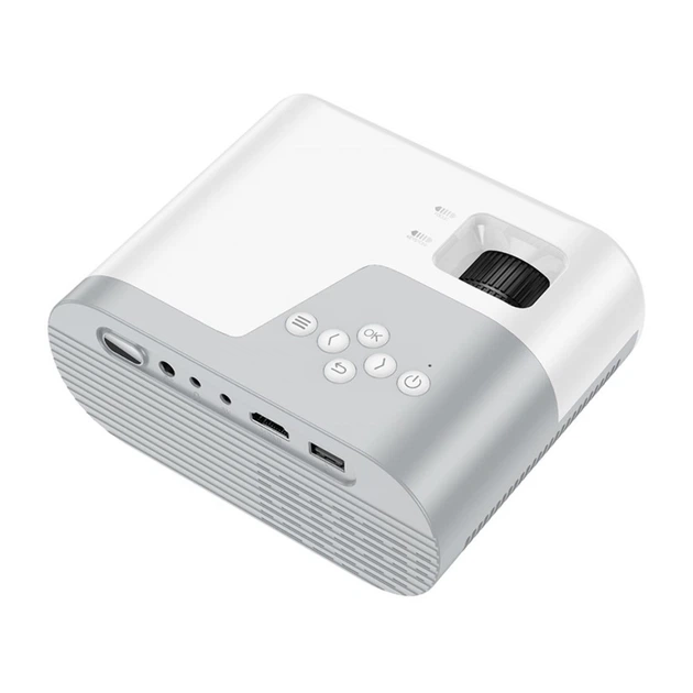 Проектор HOCO DT2 smart projector(720P Android version)(EU) Gray white (6942007629645) - зображення 4