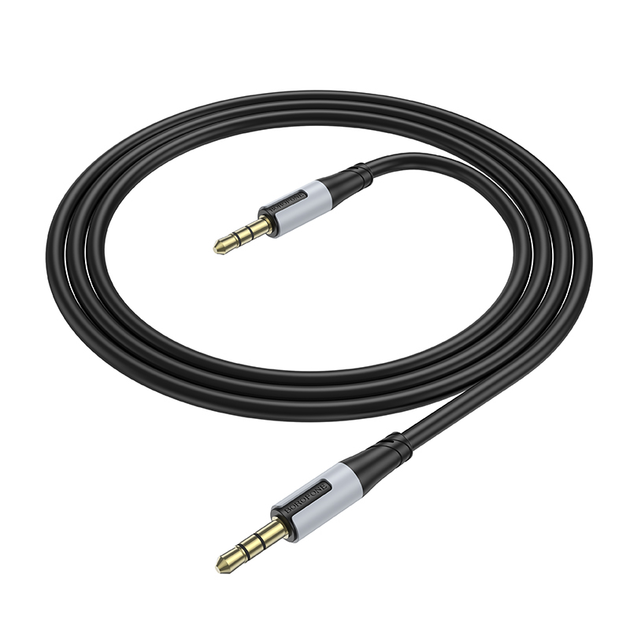 Аудіокабель Borofone BL19 Creator AUX 3.5 мм – AUX 3.5 мм 1 м чорний - Фото 4 Аудіокабель Borofone BL19 Creator AUX 3.5 мм – AUX 3.5 мм 1 м чорний - изображение 4