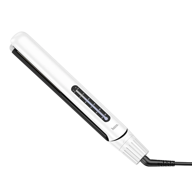 Плойка HOCO HP41 Straight and curly hair dual-purpose hair straightener(EU) White - Фото 4 Плойка HOCO HP41 Straight and curly hair dual-purpose hair straightener(EU) White - изображение 4
