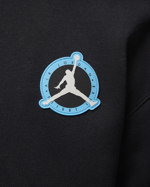 Бомбер мужской Jordan Flight Mvp Men's Fleece Pullover Hoodie L Чорний DV7592-010 - изображение 4