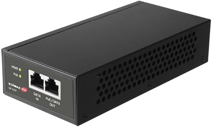 Injektor PoE Edimax GP-103IT Gigabit PoE++ 90W Black - obraz 1