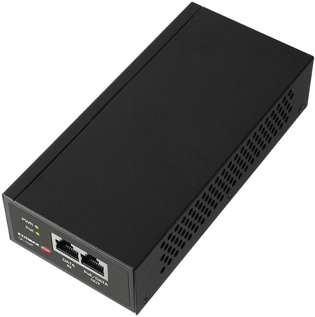 Інжектор PoE Edimax GP-103IT Gigabit PoE++ 90W Black - зображення 2