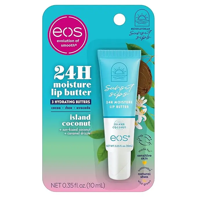 Бальзам для губ EOS Lip Butter Island Coconut 10 ml (1283502) - Фото 2 Бальзам для губ EOS Lip Butter Island Coconut 10 ml (1283502) - зображення 2