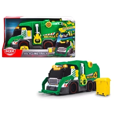Спецтехника Dickie Toys Мусоровоз с контейнером, со звук. и светл. эффектами, 41 см (3307001) - изображение 6