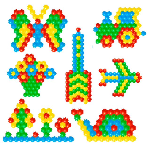 Zestaw zabawkowy Tehnok Puzzle Mosaic 160 szt (3626) (4823037603626) - obraz 3