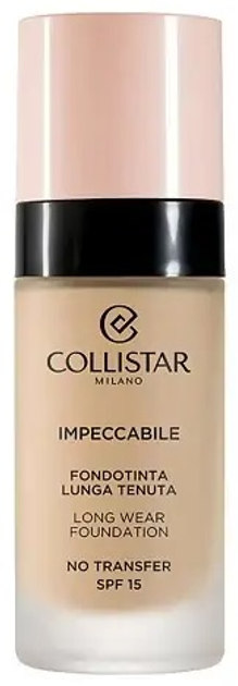 Тональна основа Collistar Impeccabile Long Lasting 2G Golden Beige 30 мл (8015150132053) - зображення 1