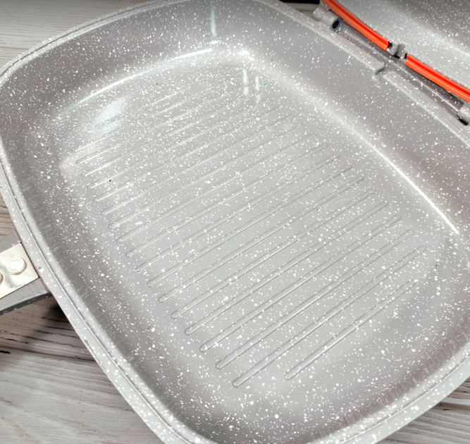 Сковорода - подвійний гриль 32cm A-Plus FP-1502 - зображення 6