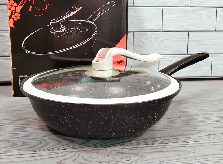 Сковорода вакуумная WOK 32х8см с тефлоновым покрытием 591 PP - изображение 5