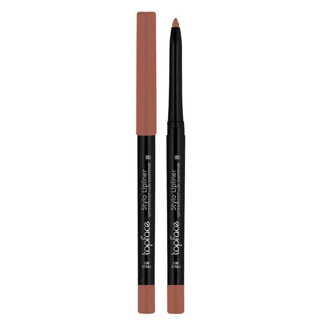 Автоматический водостойкий карандаш для губ TopFace Waterproof Stylo Lipliner PT618 - 003, 0.29 грамм - Фото 1 Автоматический водостойкий карандаш для губ TopFace Waterproof Stylo Lipliner PT618 - 003, 0.29 грамм - изображение 1