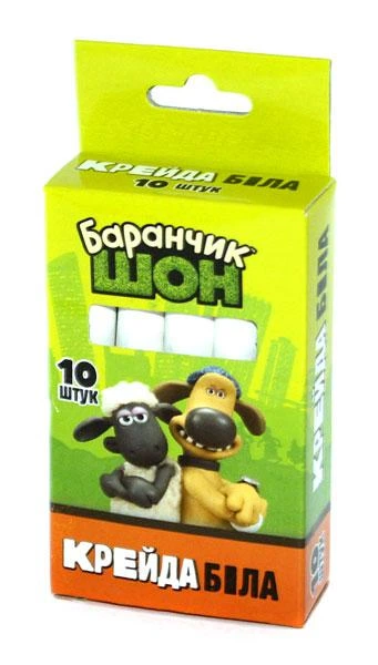 Мелки белые 10 штук диаметром 0,9см Fantasy Баранчик Шон SH77086 - Фото 1 Мелки белые 10 штук диаметром 0,9см Fantasy Баранчик Шон SH77086 - изображение 1