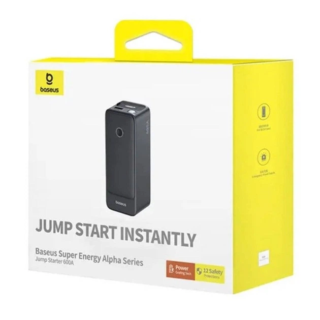 Пуско зарядний пристрій - бустер Baseus Super Energy Alpha Series Jump Starter 600A (BS-CH006) - зображення 2