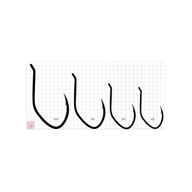 Гачки Gurza CAT FISH HOOK K-1404 №12 - зображення 2