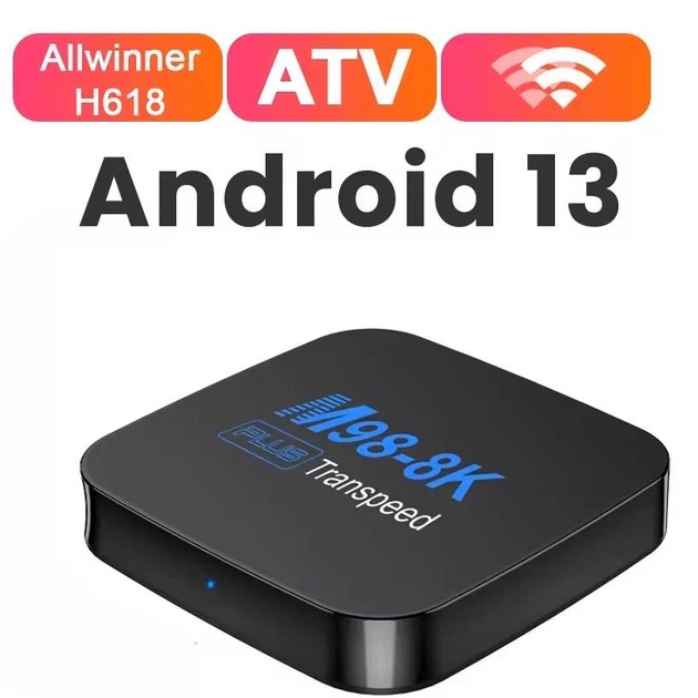Смарт ТВ 8K HDR приставка Android SmartTV Box Transpeed M98-8K