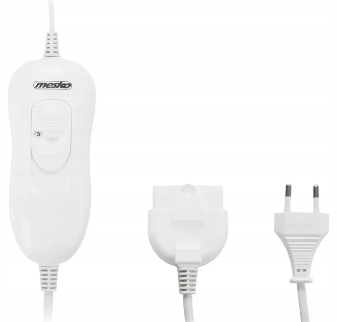 Электроодеяло Mesko MS 7419 150х80см, белое - Фото 3 Электроодеяло Mesko MS 7419 150х80см, белое - изображение 3