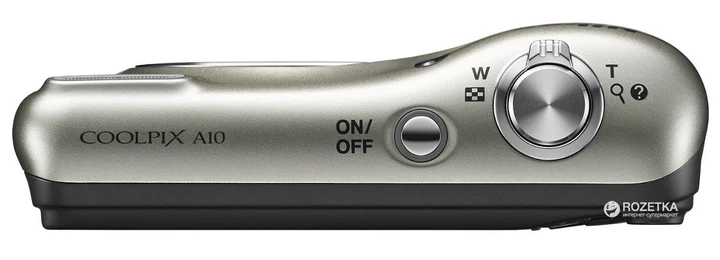 Фотоаппарат Nikon Coolpix A10 Silver (VNA980E1) купить на ROZETKA
