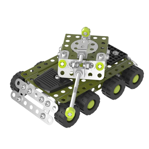 Klocki konstrukcyjne metalowe Technok Czołg 174 Elementy (4951) (4823037604951) - obraz 5