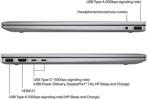Ноутбук HP Envy x360 16-ad0000 (B17YXU8) Meteor Silver - Фото 5 Ноутбук HP Envy x360 16-ad0000 (B17YXU8) Meteor Silver - изображение 5