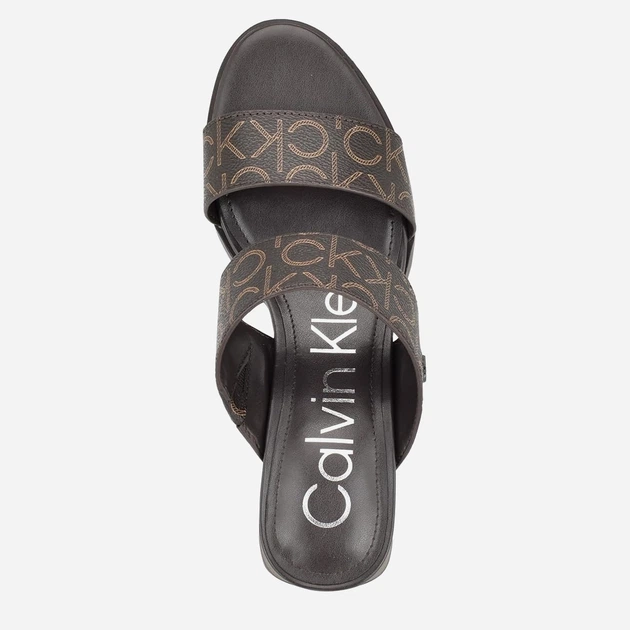 Женские мюли Calvin Klein 109374827 37 Коричневые (1159817270) - изображение 3