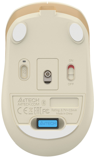 Мышь A4Tech FB26CS Air2 Bluetooth/Wireless Cafe Latte (4711421999236) - изображение 10