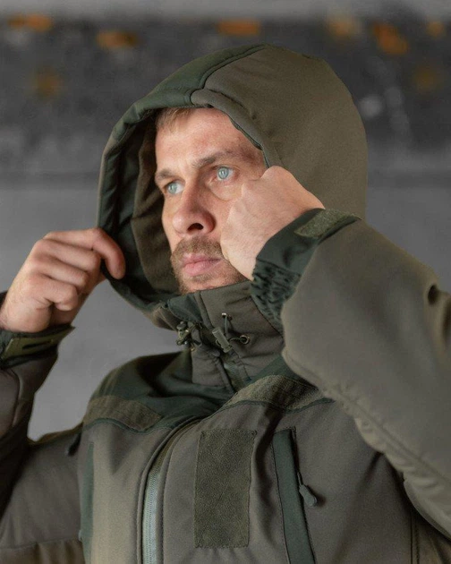 актична зимова водовідштовхувальна куртка Omni-Heat 2XL хакі (89838) - зображення 5