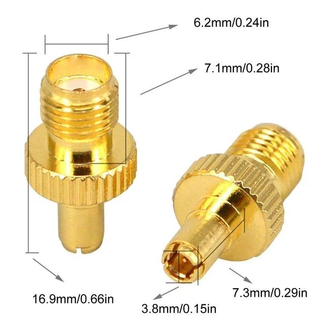 Переходник антенны TS9 male - SMA female для модема и роутера - Фото 6 Переходник антенны TS9 male - SMA female для модема и роутера - изображение 6