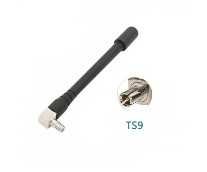Антенна TS-9 для wi fi роутера с усилением 4dbi. Антенна терминальная для модемов и роутеров. Черная - Фото 3 Антенна TS-9 для wi fi роутера с усилением 4dbi. Антенна терминальная для модемов и роутеров. Черная - изображение 3