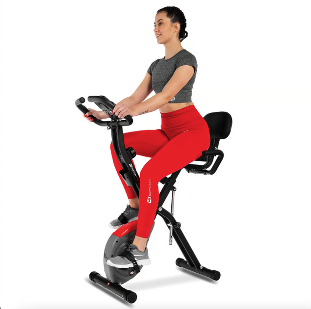 Велотренажер Hop-Sport HS-3030X Apeks X-Bike серый - изображение 12