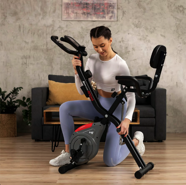 Велотренажер Hop-Sport HS-3030X Apeks X-Bike серый - изображение 8