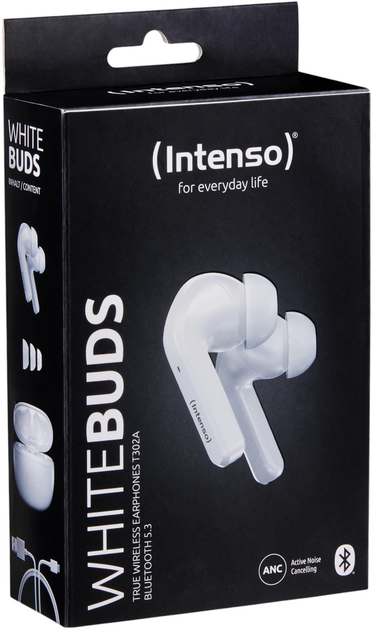 Słuchawki Intenso Buds In-Ear T302A White (4034303033027) - obraz 4