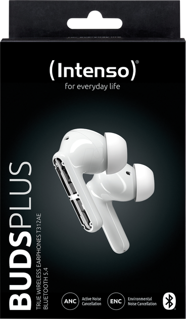 Słuchawki Intenso Buds Plus In-Ear T312AE White (4034303034536) - obraz 7