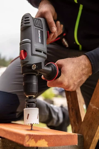 Wiertarka udarowa Graphite 13 mm 550 W 58G725 (5902062024268) - obraz 5